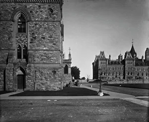 Parliament Buildings Prints: Parliament buildings, Ottawa, between 1890 and 1901. Creator: Unknown