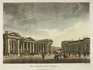 Dublin County Dublin Ireland Gallery: The Parliament House - Dublin, published November 1793. Creator: James Malton