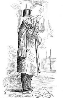 Old Boys Club Prints: Parliamentary Sketches: in the Lobby - a newly created senator, 1880. Creator: Unknown