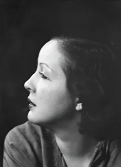 Portrait Photographs Prints: Parlo, Dita, Miss, portrait photograph, 1932 Feb. 22. Creator: Arnold Genthe