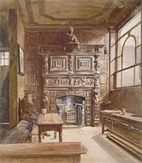 Parlour of the Queens Head Inn, Essex Road, Islington, London, 1887