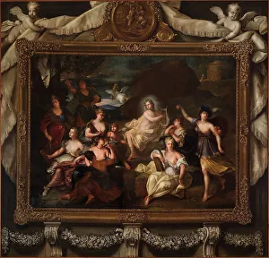 Godess Prints: Parnassus, 1708. Creator: Raoux; Jean (1677-1734)