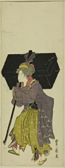 Parody of a daimyo procession, c. 1805 / 07. Creator: Utagawa Toyohiro