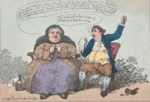 Dice Prints: The Parody, or Mother Cole and Loader, April 10, 1784. April 10, 1784
