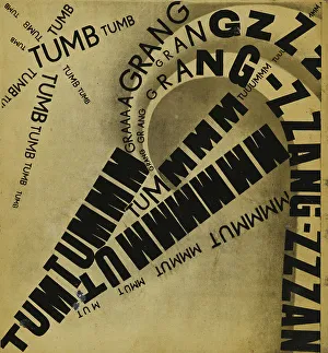 Book Art Prints: Parole in libertà, 1932. Creator: Marinetti, Filippo Tommaso (1876-1944)