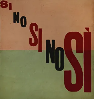 Parole in libertà, 1932. Creator: Marinetti, Filippo Tommaso (1876-1944)