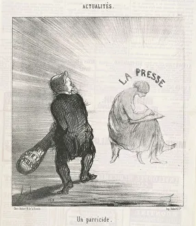 Media Prints: Un parricide, 19th century. Creator: Honore Daumier