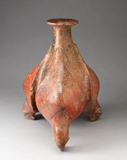 Colima Collection: Parrot Vase, c. A.D. 200. Creator: Unknown