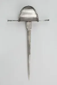 Steel And Wood Prints: Parrying Dagger, Spain, late 17th century. Creator: Unknown