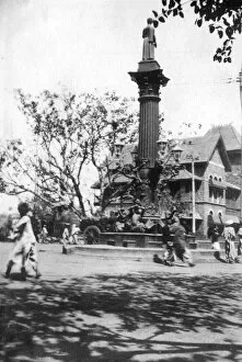 Parsees memorial fountain, Mumbai, India, c1918