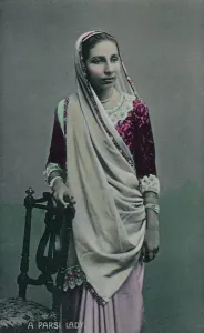 Parsee Prints: A Parsi Lady, c1930s. Creator: Unknown