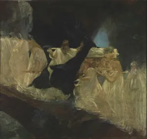 Percival Prints: Parsifal. Titurel's funeral