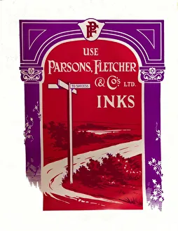 Parsons, Fletcher & Co.s Ltd. Inks, 1917. Artist: Parsons Fletcher & Co