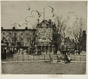 Court Of Law Gallery: Parsons Green, Afternoon, End of Winter, The Dukes Head, 1906