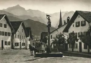 Partenkirchen, Floriansplatz, 1931. Artist: Kurt Hielscher