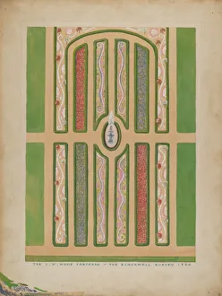 Parterre Prints: Parterre - J. W. Wood, c. 1936. Creator: Meyer Goldbaum