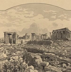 Acropolis Gallery: The Parthenon from the East, 1890. Creator: Themistocles von Eckenbrecher