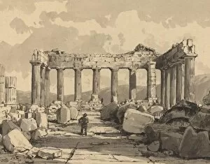 Parthenon, Inside, 1890. Creator: Themistocles von Eckenbrecher