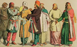 Affluence Prints: Parthians, Near East, 1881. Creator: Unknown