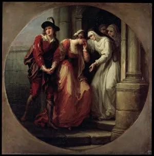 Parting Gallery: The Parting of Abelard and Heloise, before 1780. Artist: Angelika Kauffmann