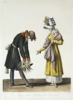 Parting of a Russian Officer with a Parisian Women, 1816