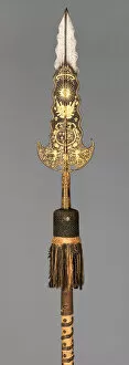 Bodyguards Collection: Partisan Carried by the Bodyguard of Louis XIV, French, Paris, ca. 1658-1715