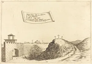 Jerusalem Israel Gallery: Four Parts of the Via Dolorosa, 1619. Creator: Jacques Callot