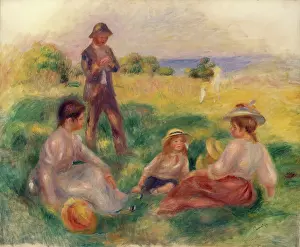 Shaded Prints: Party in the Country at Berneval, 1898. Creator: Pierre-Auguste Renoir