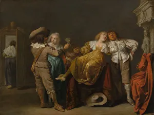 Pieter Jansz Prints: A Party of Merrymakers, ca. 1635-38. Creator: Pieter Jansz. Quast