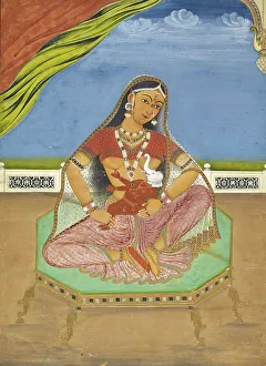 Nose Ring Prints: Parvati Nursing Ganesha, 19th century. Creator: Unknown