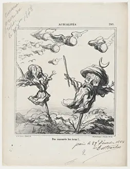 Political Event Prints: Pas rassures les ecus!, 1869. Creator: Honore Daumier