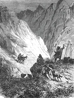Bates Hw Prints: Pass over the Cordillera; A Ramble in Peru, 1875. Creator: Unknown