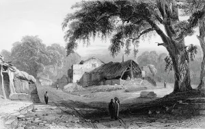 Roberts Emma Prints: The Pass of Makundra, 1834. Creator: William Purser
