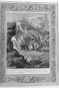 Hazard Prints: Passage of the Argonauts through the Symplegades, Hellespont, 1733. Artist: Bernard Picart