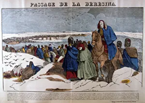 Passage Prints: Passage of the Berezina, 28th November 1812, 19th century