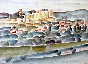 Yvelines Gallery: Passage through the Chateau-fort, c1918-1936. Artist: Eugene Dabit