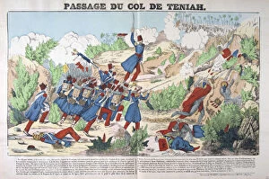Images Dated 27th September 2005: Passage du Col Teniah, conquest of Algeria, 12th May 1840, France 19C