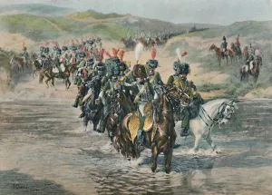 William Milligan Prints: The Passage of the Ford, 1896