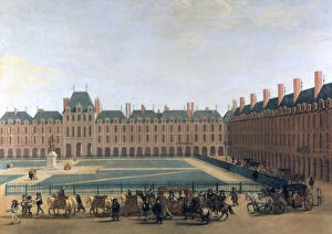 Approaching Gallery: Passage of the King and the Regent, the Place Royale, c1655