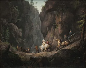 Slippy Prints: The Passage through Krokkleven near Ringerike in Norway, 1788-1789. Creator: Erik Pauelsen