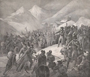 Napoleon 1 Gallery: Passage through Mt. Saint-Bernard, 1822. Creator: Theodore Gericault