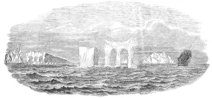 Cape Horn Prints: Passage of the Ship Medway through Icebergs