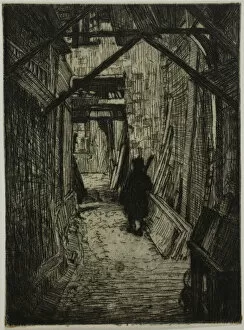Alleyway Collection: Passageway, Rouen, 1899. Creator: Donald Shaw MacLaughlan