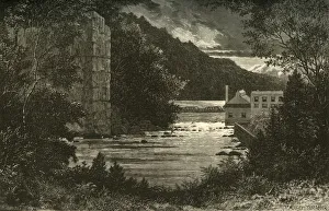 New Jersey Collection: The Passaic Below the Falls, 1874. Creator: Alfred Harral