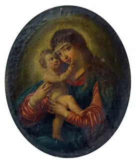 Haloes Prints: Passau Madonna, 1760-1780. Creator: Unknown