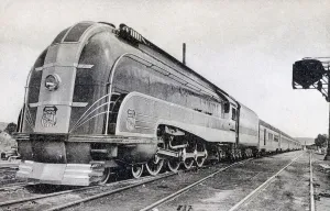 Piston Prints: Passenger train, Pullman of the Pacific Union, America, 20th century