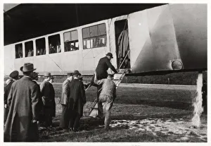Embarkation Prints: Passengers boarding Zeppelin LZ 11 Viktoria Luise, c1912-1914 (1933)