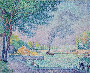 Postimpressionism Prints: Passerelle Debilly, 1903. Creator: Signac, Paul (1863-1935)