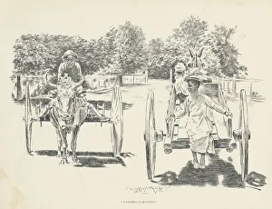 R H Russell Prints: A passing flirtation, 1899. Creator: Jay Campbell Phillips