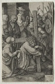Lucas Van Leyden Dutch Prints: The Passion: Christ Carrying the Cross, 1521. Creator: Lucas van Leyden (Dutch, 1494-1533)